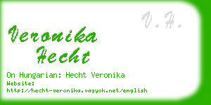 veronika hecht business card
